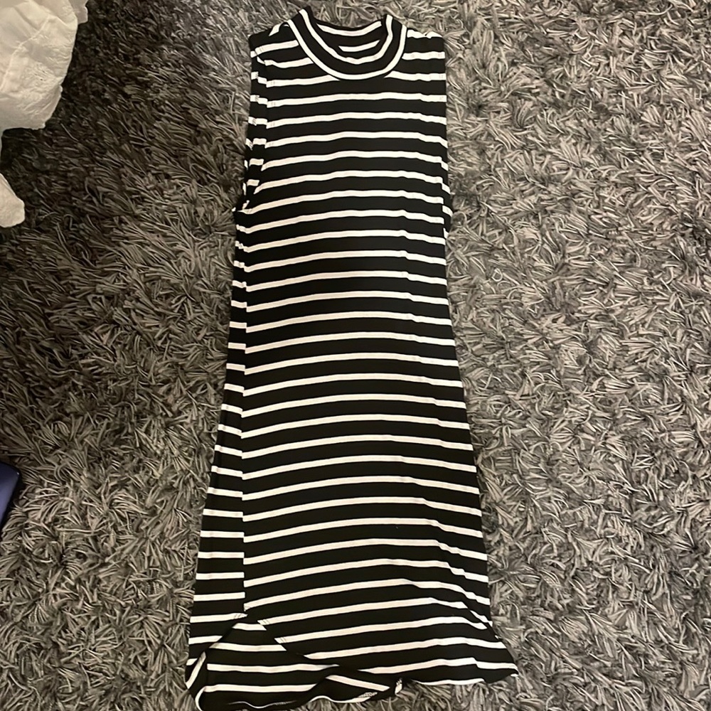 High neck tight dress
